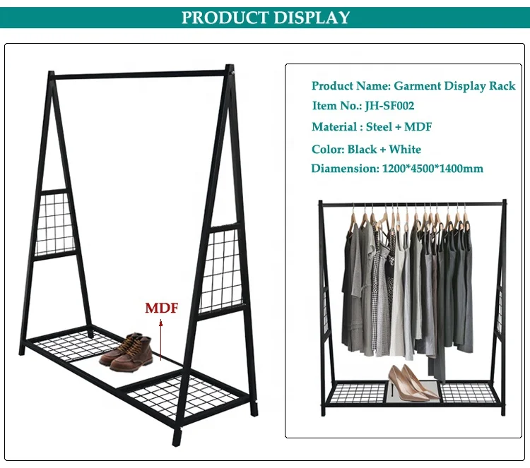 Лидер продаж витрина для одежды подвесная вешалка современная