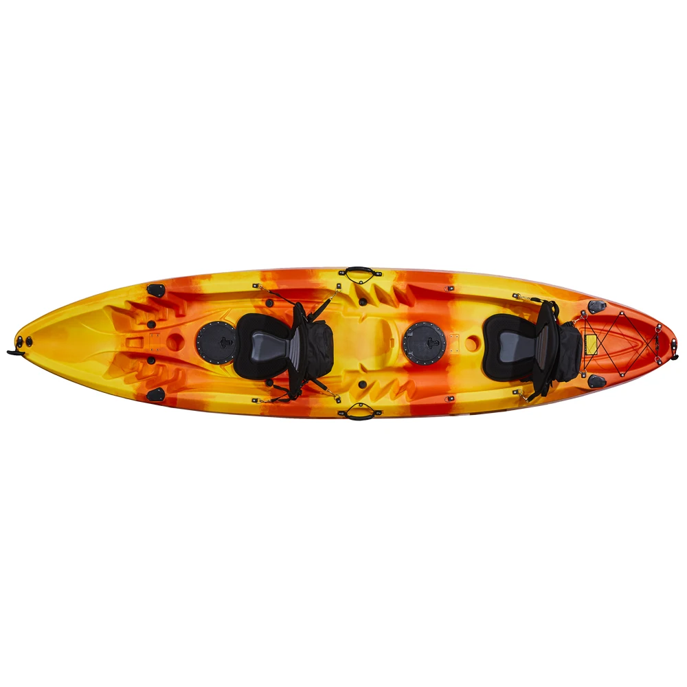 Factory sell low MOQ LLDPE Sit Safety Ocean Fishing Kayak On Kayak Plastic