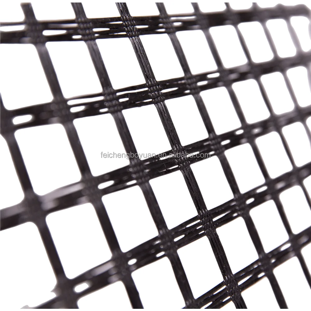 Factory Price High Tensile Strength asphalt reinforcement fiberglass geogrid price For Construction