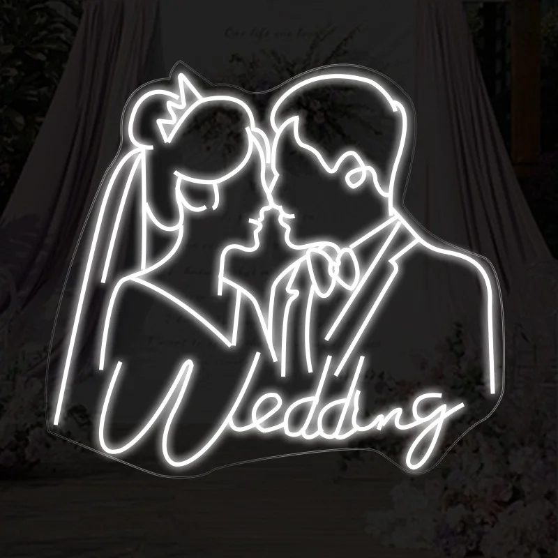Custom Neon Sign Light Board Marriage Wedding  Better Together Marry Me Love Logo for Events Party decoration Good atmosphere