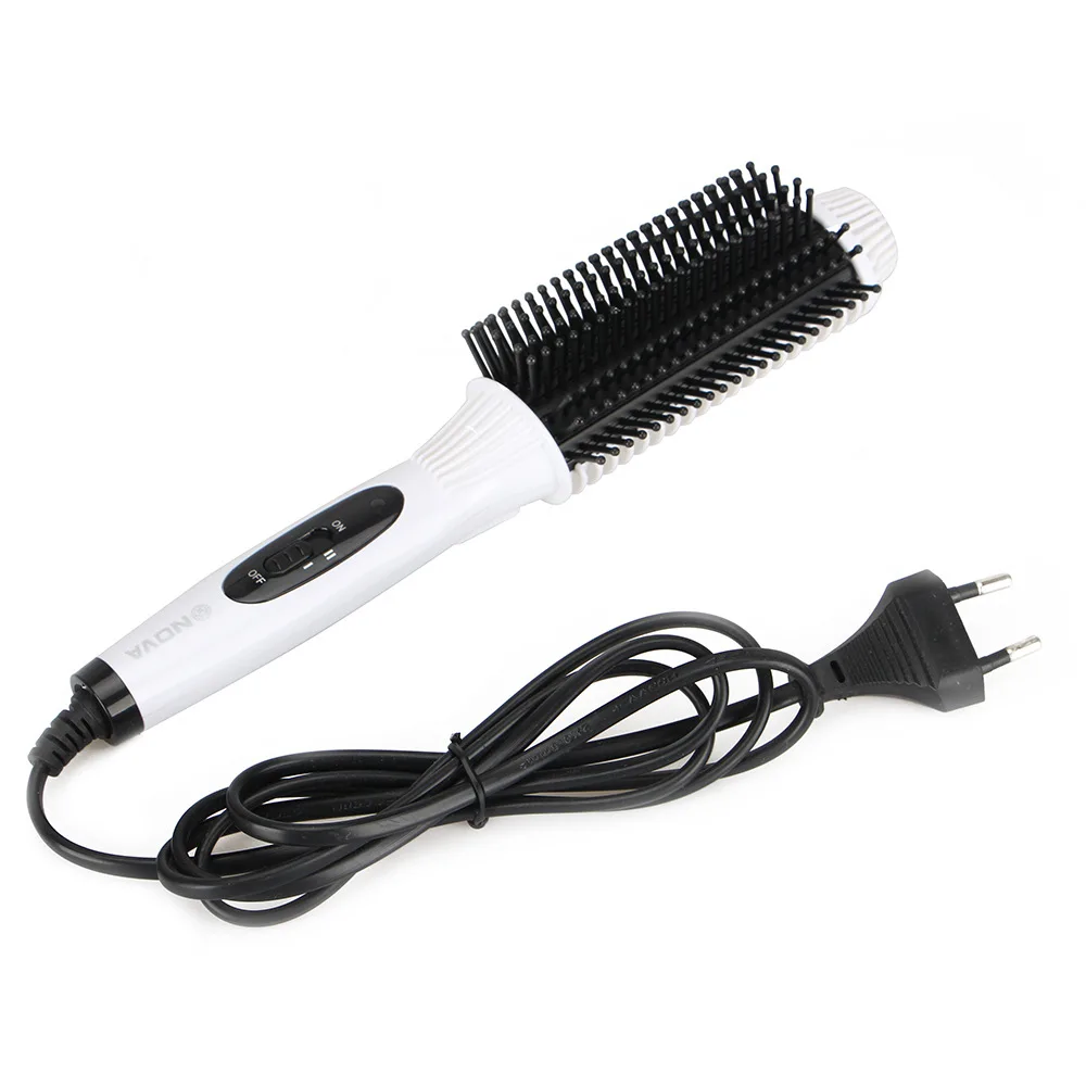 One Step Hair Dryer Volumizer Hot Air Brush 3 in1 Styling Brush Styler Negative Ion Hair Straightener Curler Brush for All Hair