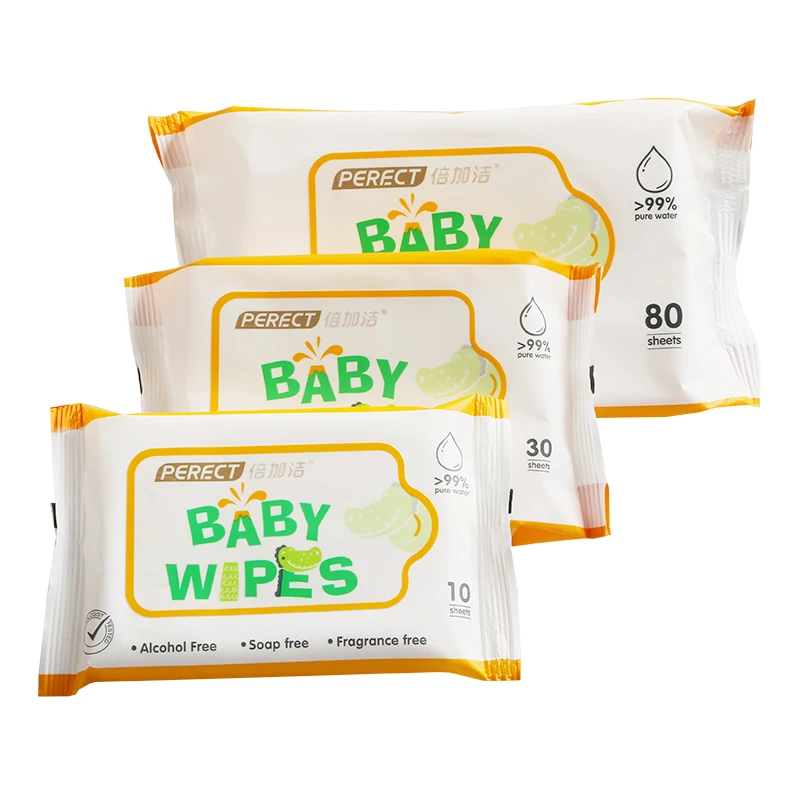 
PERFCT high quality wet wipes for baby alcohol fragrance free cleansing wipes 30 pieces 