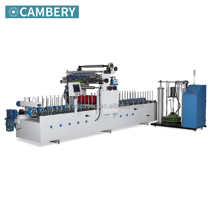 
CAMBERY Good performance scraping coating type profile wrapping machine woodworking machinery wood laminating machine 