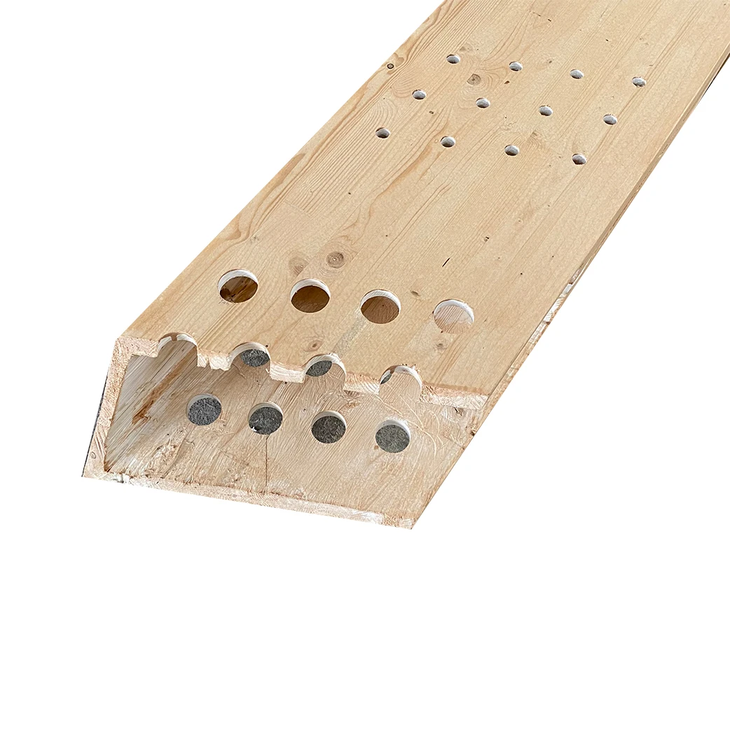 Glue Laminated Timber Chinese Factory Mass Timber For Building Project Glulam Beam Sizes