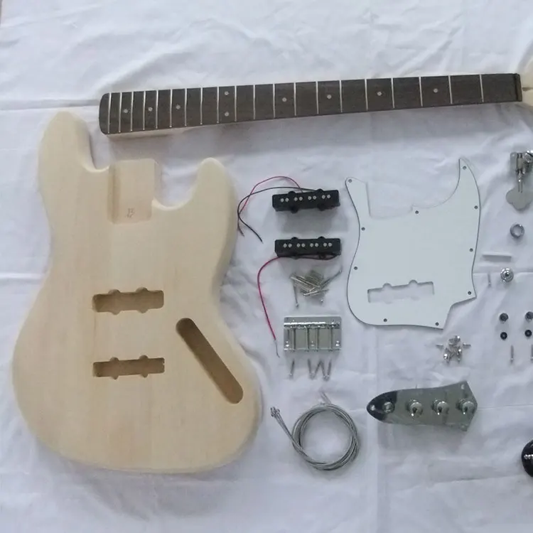 New Professional Diy Exercise Electric Guitar Making Kits Unfinished Electric Guitar Kit