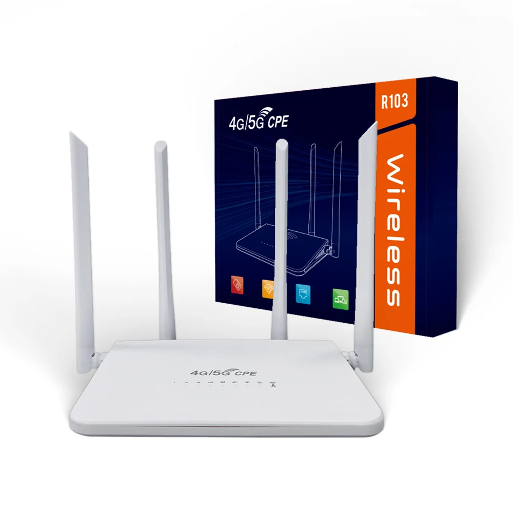 DNXT Wi-Fi 6 маршрутизатор 4G Cpe маршрутизатор с слотом для Sim-карты 4 антенны беспроводной 4G портативный Wi-Fi маршрутизатор