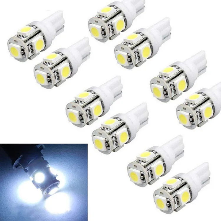 Wholesale price quality assurance super brightness auto 194 /T10 led bulb 5smd led wide angle wedge base