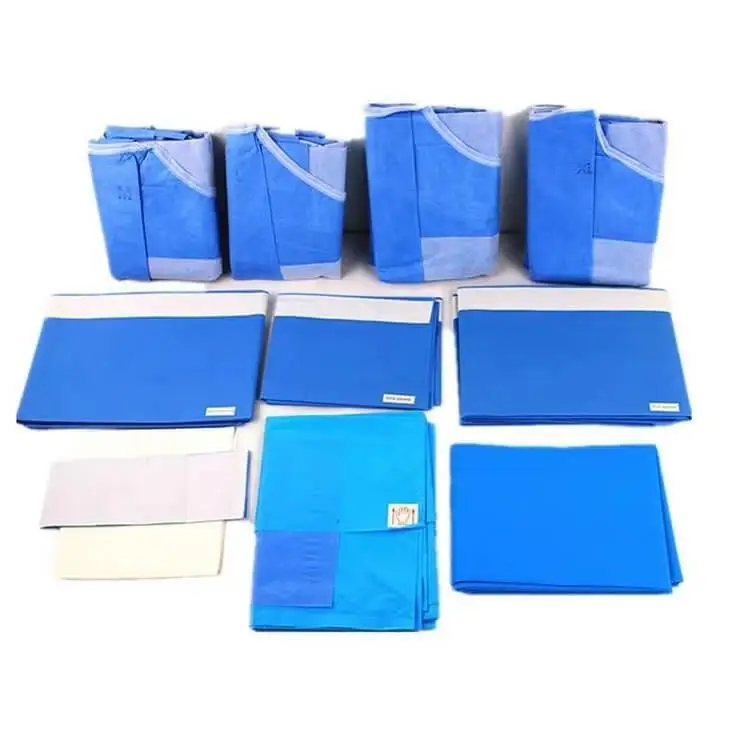 disposable universal general surgical drape pack surgical drapes pack with surgical gowns
