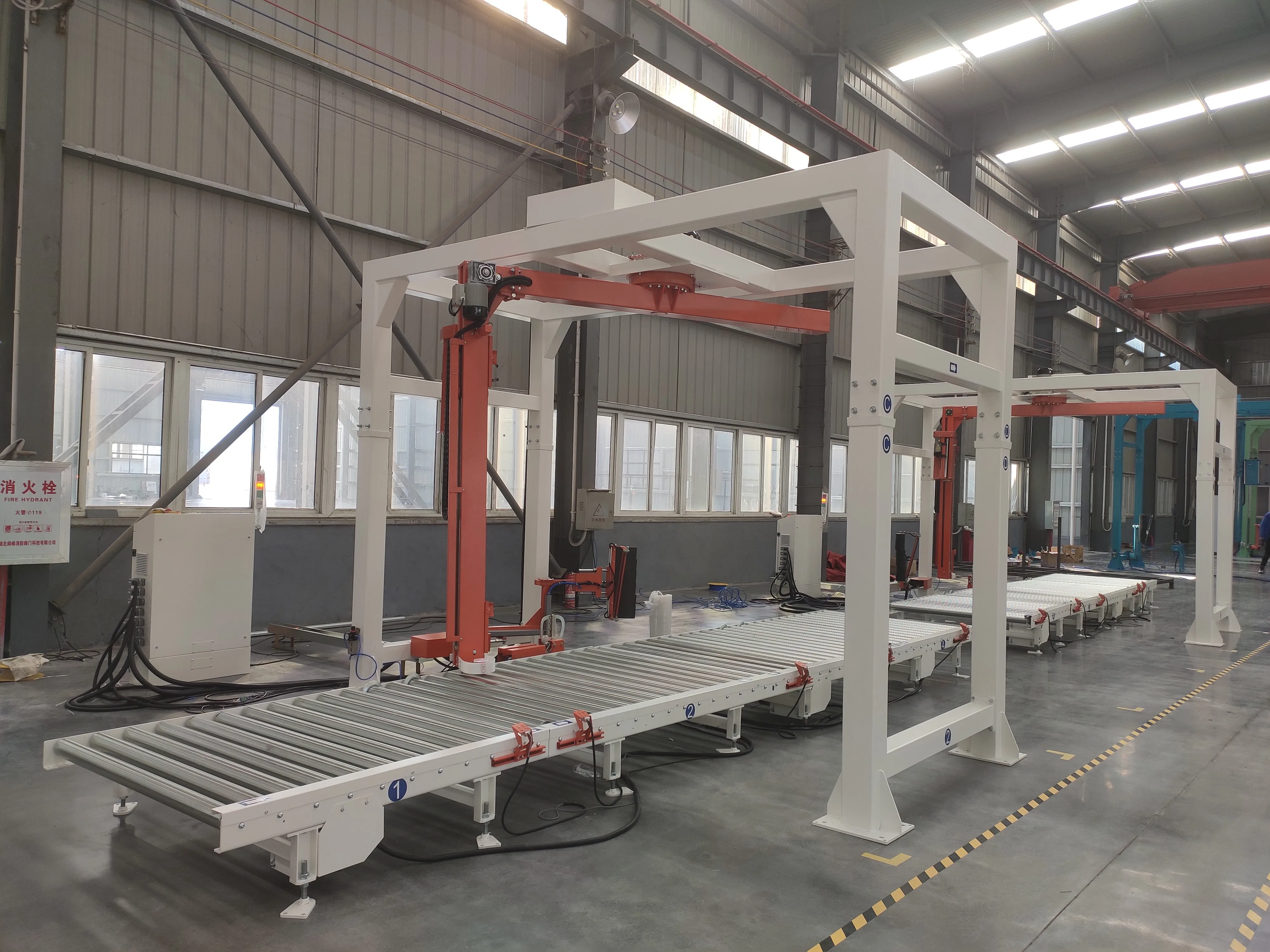 Smart Warp Fully Automatic Rotary Arm Stretch Film Wrapping Machine KN402