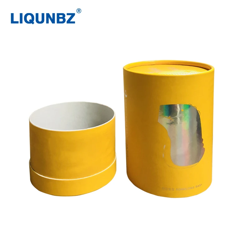 Recommended Light Bulb Packaging Circular Color Box White Card Color Printing Electronic Products Universal Cylinder Box Paper C