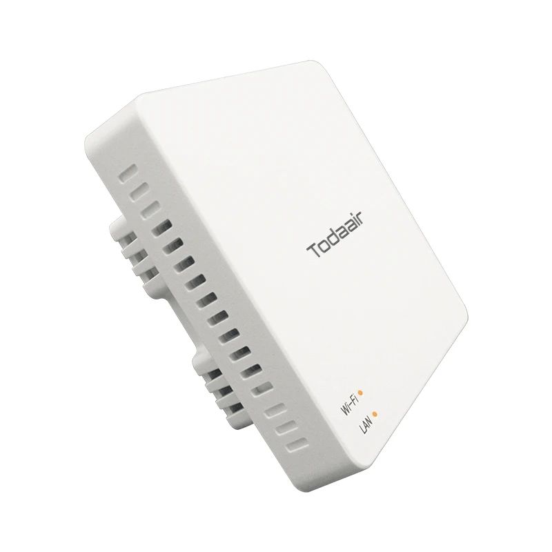 high speed fast dual band 2.4ghz 5.8Ghz 1200Mbps strong WiFi signal access point 86 panel in wall AP for hotel