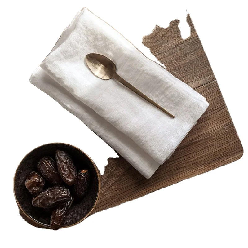 100% Cotton linen Washable Luxury Hotel Restaurant Cotton linen Napkin