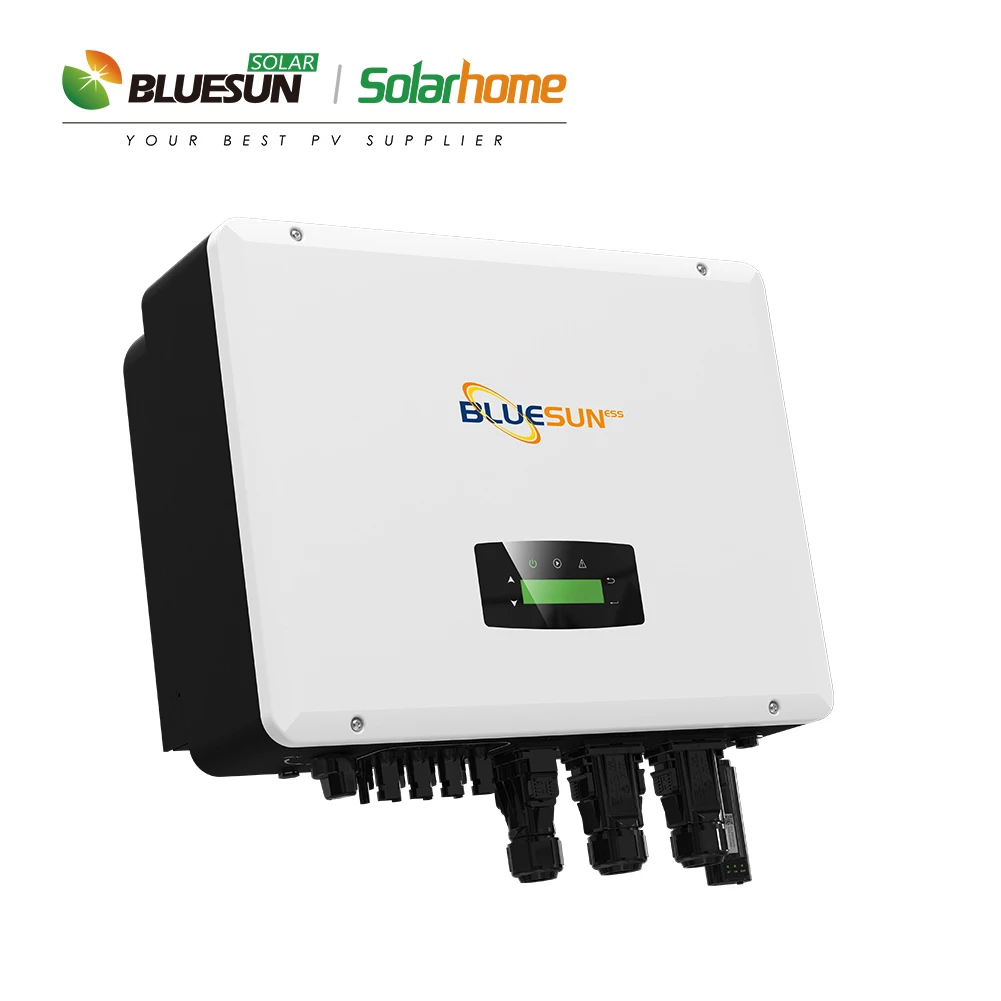 Bluesun Solar New Arrival  30Kw 3 Phase Inverter 15Kw 20Kw 30Kw Hybrid Storage System Inverter Growatt 30Kw Hybrid Inverter
