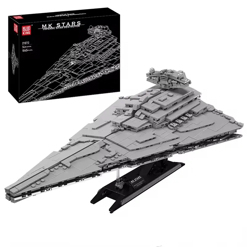2024 New Mould King 21073 Imperial Star Destroye Models Space Wars Toys DIY Technic Empire class MOC Building Block Sets
