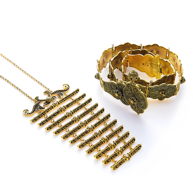 New 2021 March Hot selling  Ethnic Retro pattern belt for women Caucasus traditional wedding waist chain breastplater women