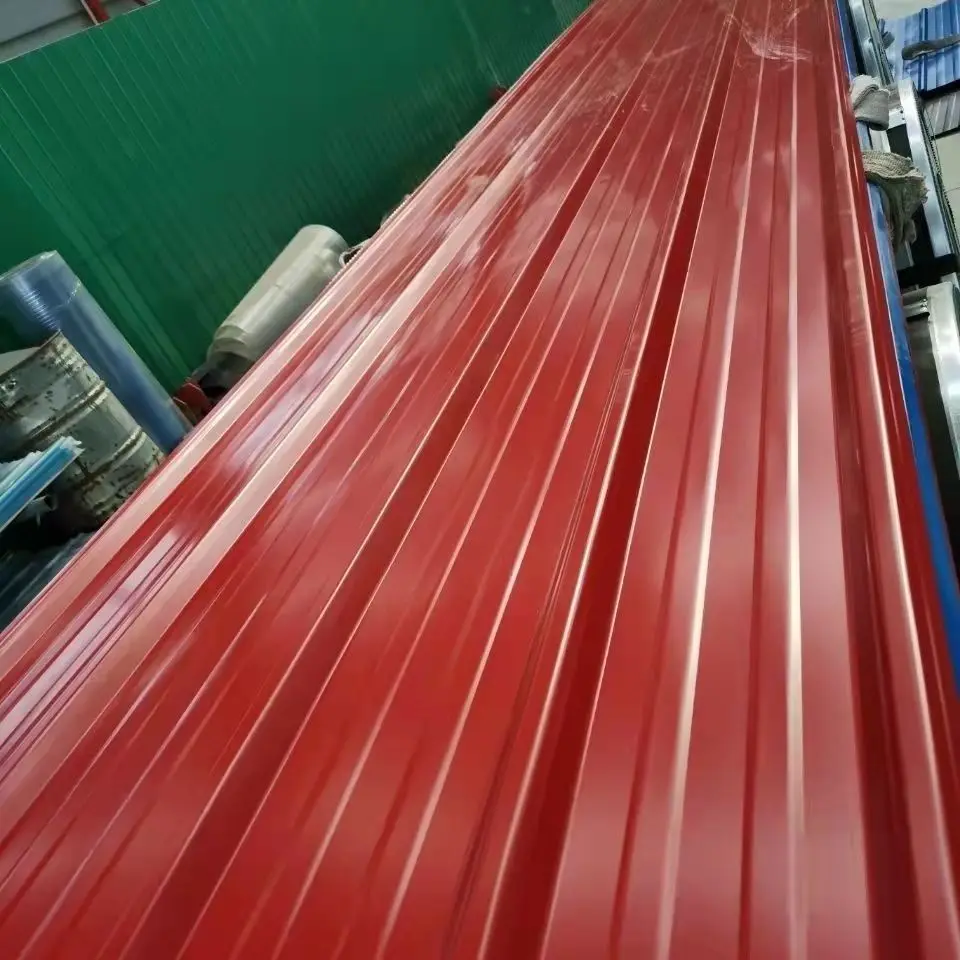 Cold Rolled Galvanized Corrugated Roofing Steel Sheet Z30 Z140 22 Gauge Building Zinc Coated Gi Corrugated Iron Sheet Warehouses