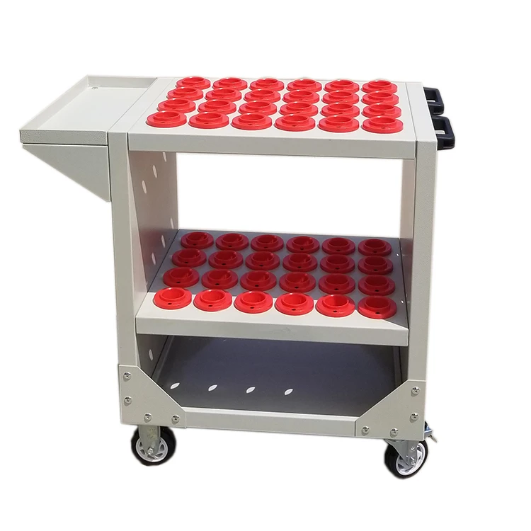CNC Tool Holder Storage Trolley Cart