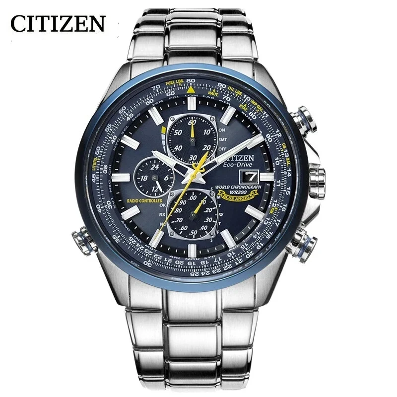 CIT IZEN Men Watches Stainless Automatic Watch Luxury Trend Quartz Calendar Waterproof Multi Function Fancy Round Watch