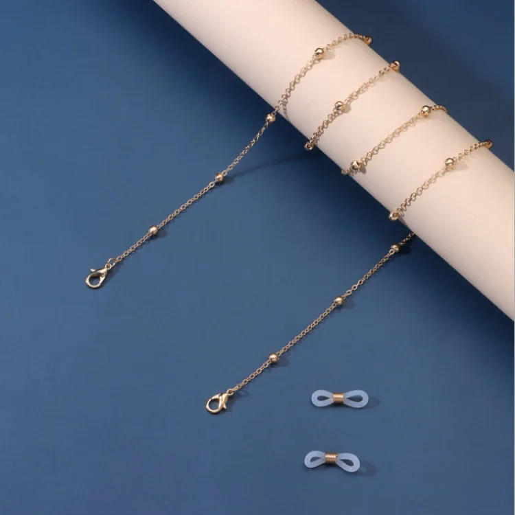 New other fashion cheap designer simple gold silver accessories glasses rope chain