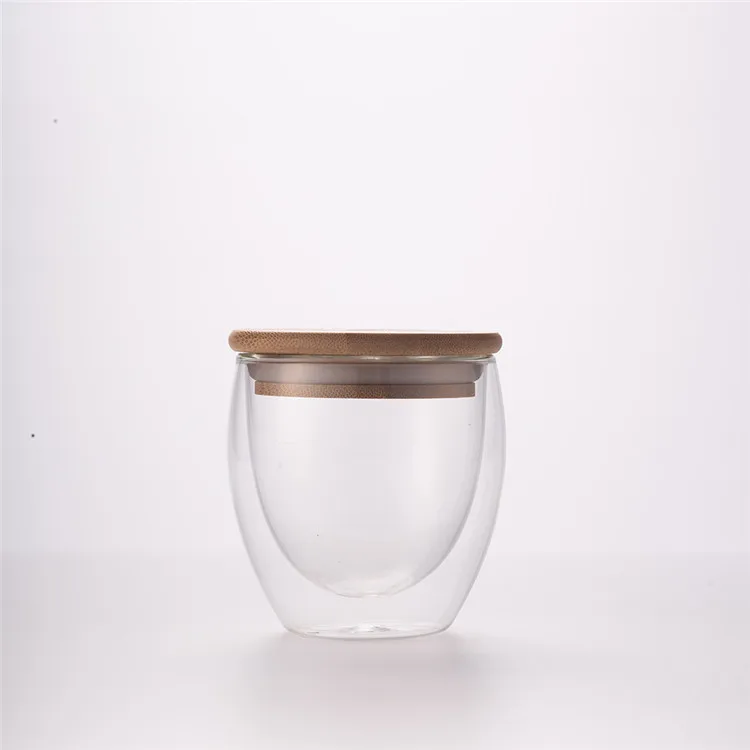 
 Стеклянная кофейная чашка с двойными стенками из боросиликатного пищевого класса на заказ  