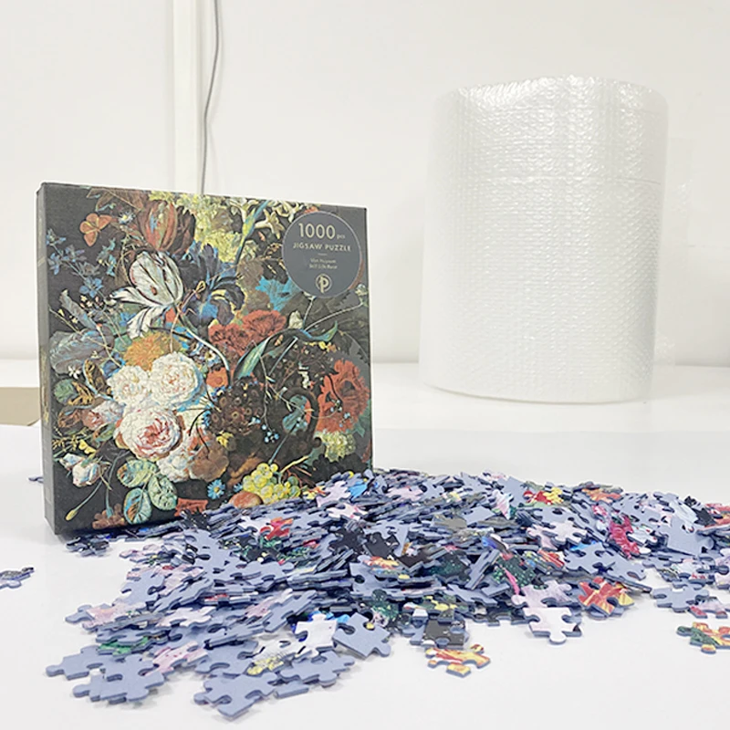 Shenzhen factory diy paper Cardboard 500/1000 pieces puzzles jigsaws For Adult