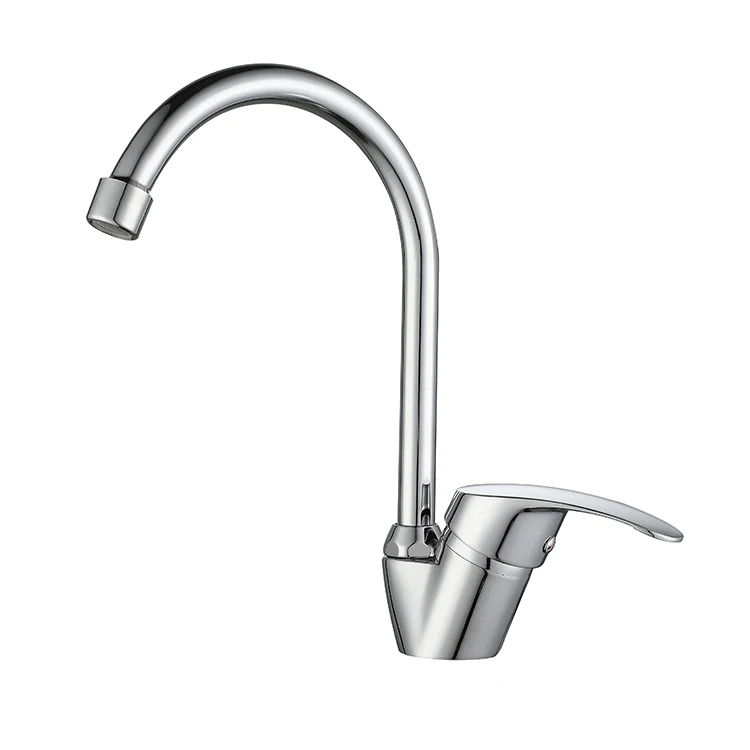 Hot Selling Best Price Single Handle Taps Stainless Steel Tube Contemporary Commercial deck Mount Kitchen Faucet