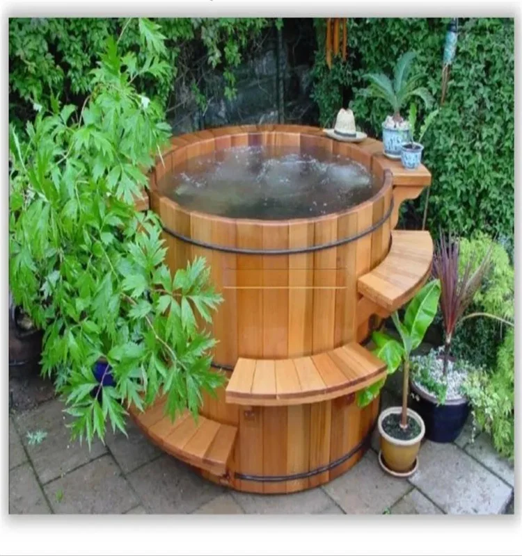 European Bathtub Round Big Portable Large SPA Hot Tub For 10 People Hot Tube Outdoor SPA Tubs