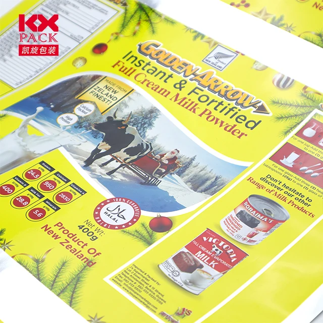 Plastic Film Laminated Food Packaging Film Roll Milk Powder Packaging Wrapping Film