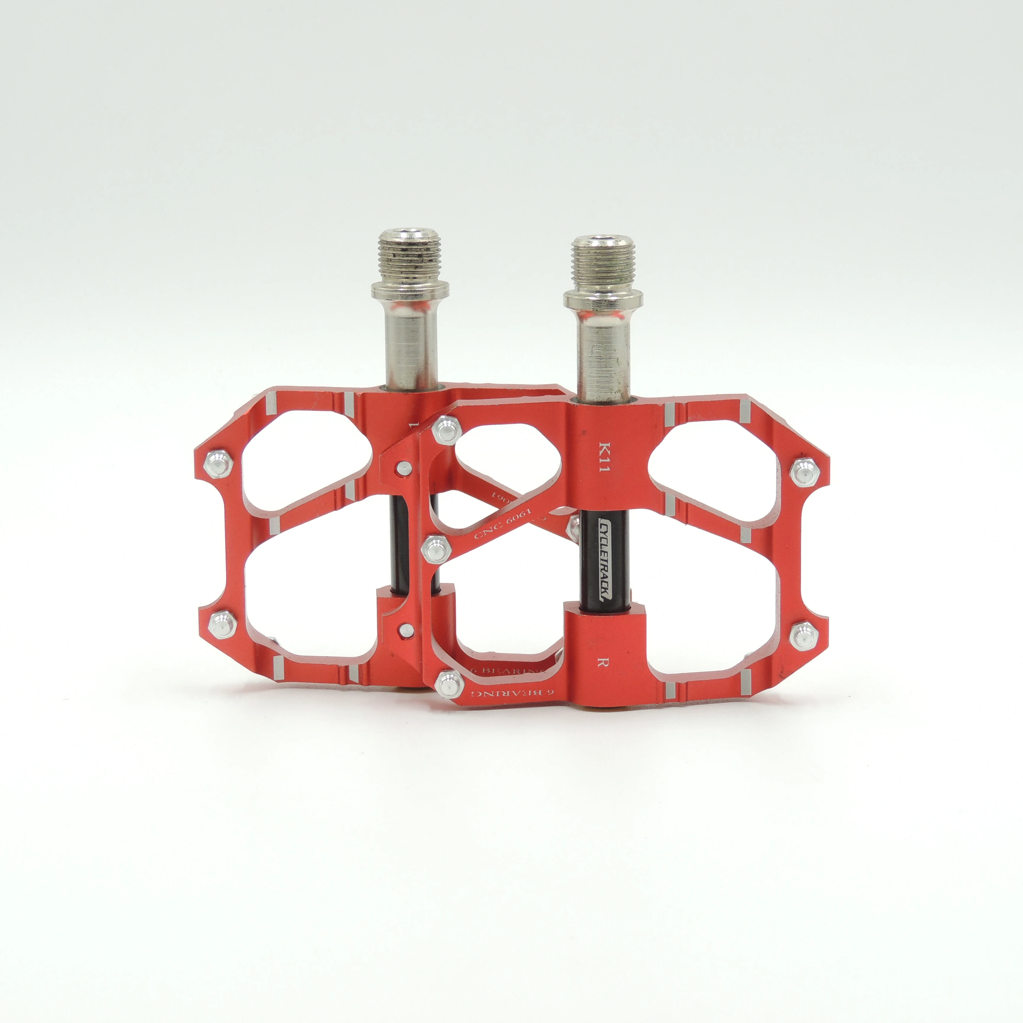 
Bicycle CK-K11 Plating color pedal aluminum flat platform adapter conversion universal compatible mountain bike road bike parts 