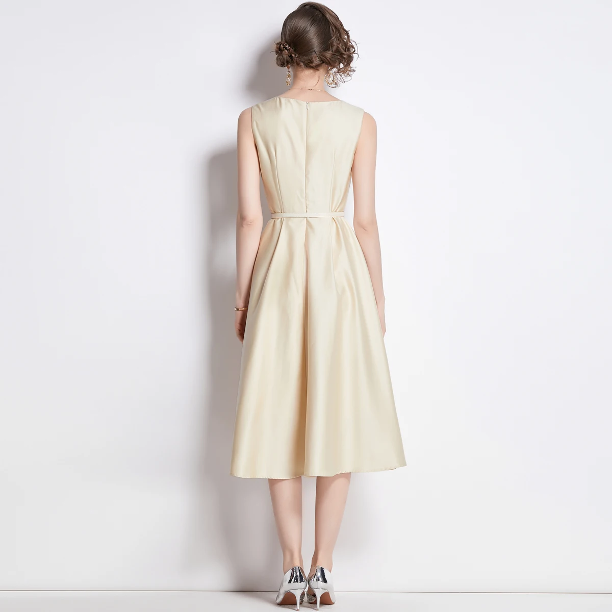 1619-109-928 clothing manufacturers custom woman clothes wholesale prom apparel elegant vintage lady oem stock long Dresses