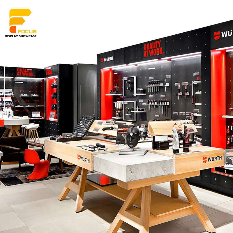 Дисплеи для аппаратного магазина Pegboard Hardware Shop дизайн полки инструментов