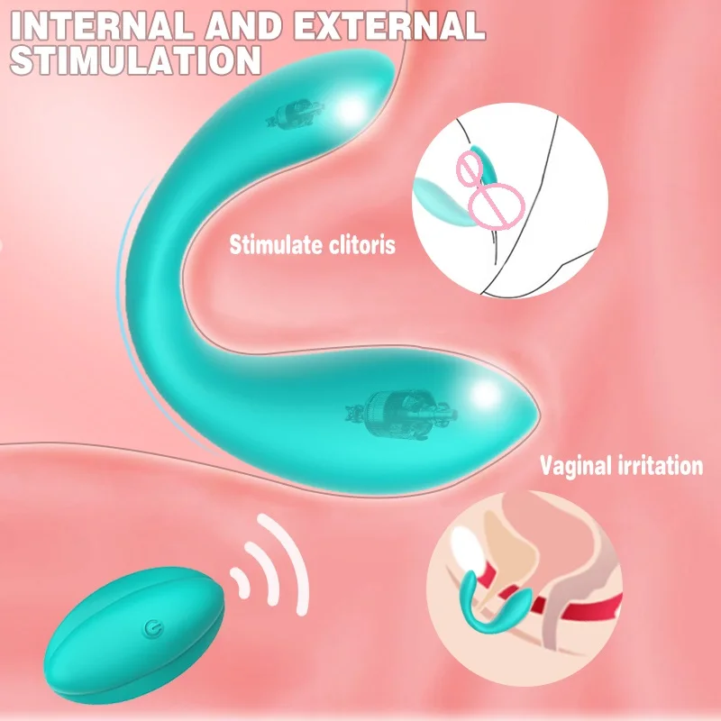 2023 Juguetes Sexuales Para Adultos En Forma De U 10 Frecuencia Vibrador Remoto Control Femenino Sex Toy Couple Vibrador Casal
