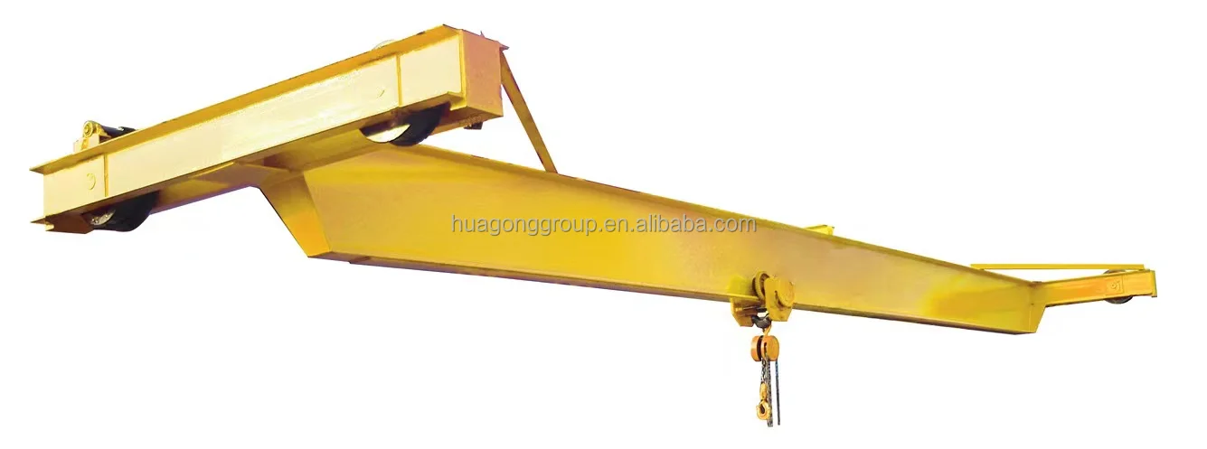LX Type under Hanging EOT Crane 3 ton to 15 ton Hoist Monorail Suspension Overhead Bridge Core Components Including Motor Engine