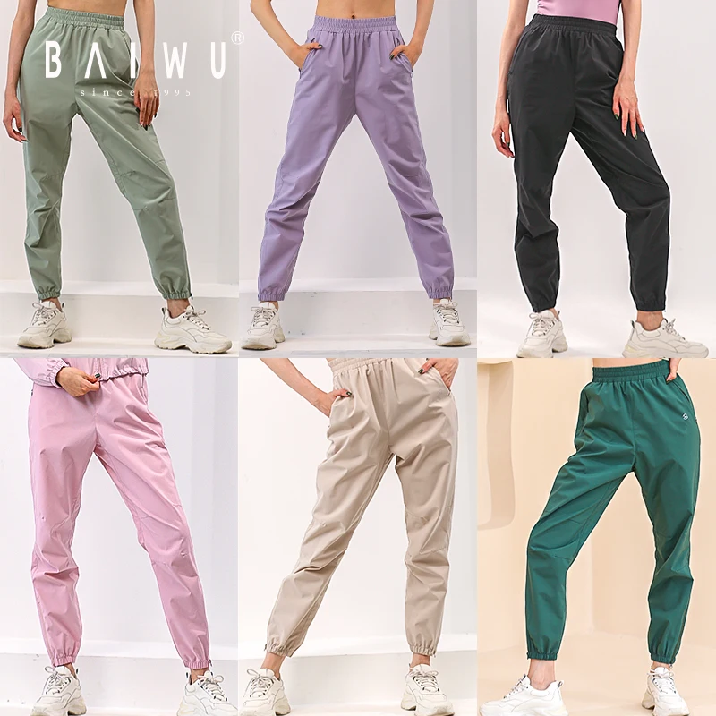 122127004  Baiwu Sauna Sweat  Pants Workout Suit Waist Trainer Weight Loss  Sweatsuit Fitness Gym Women