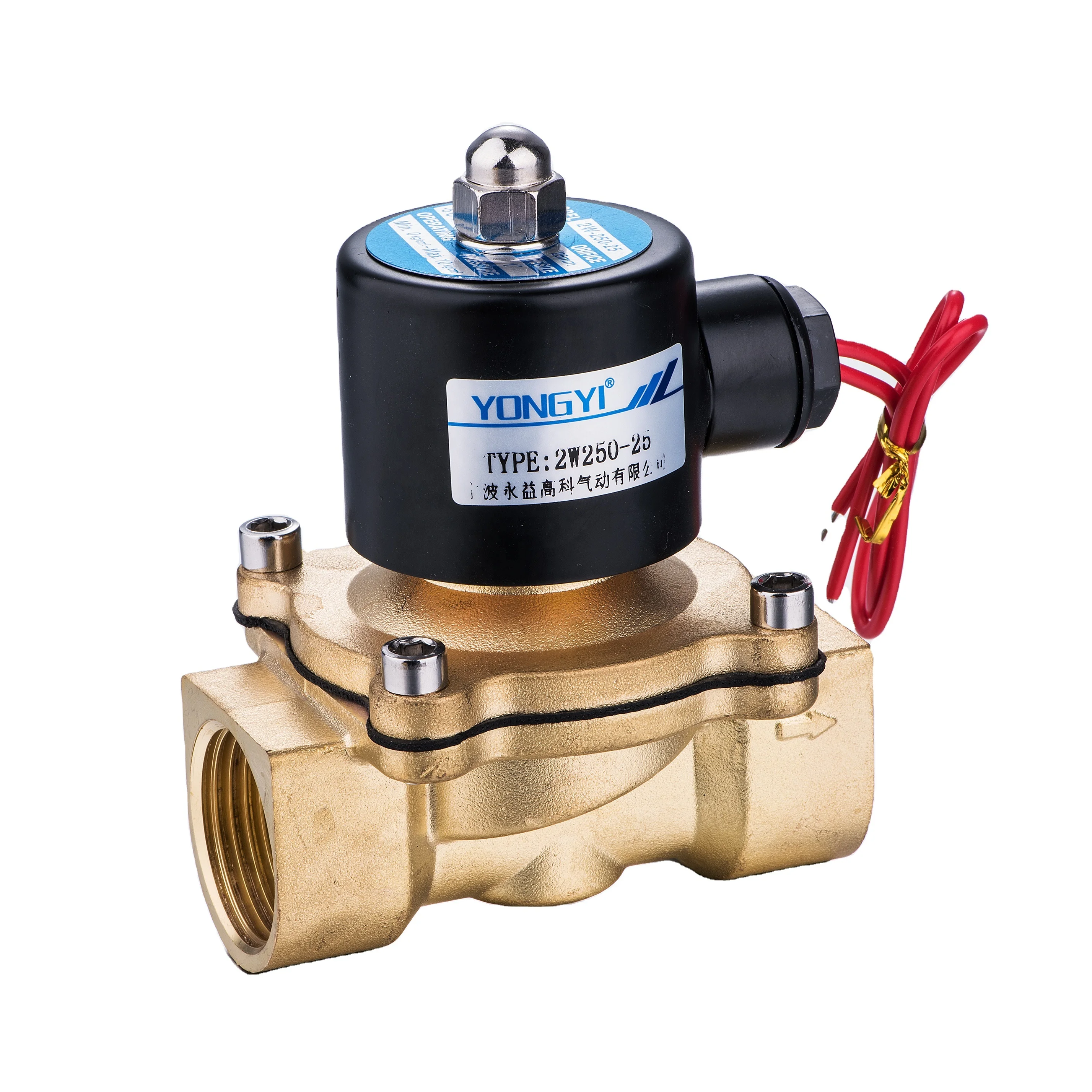 2W Series 2/2 Way Direct-acting high pressure valve Solenoid Valve (Large Aperture) 2W250-25