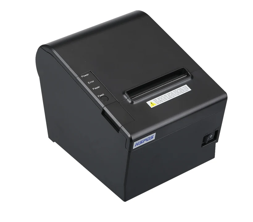 80mm Thermal Printer Support Opos with Beeper POS Receipt Printer 260mm/s Speed for Restaurant