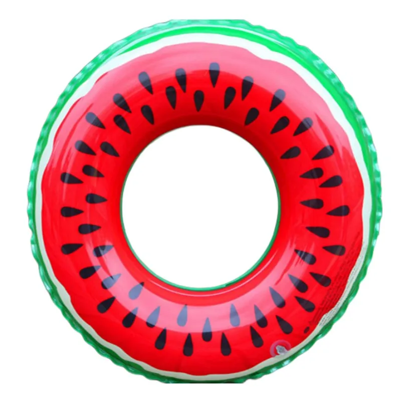 YongRong factory New PVC inflatable adult children fruit swimming ring watermelon swimming ring Swim Ring Baby