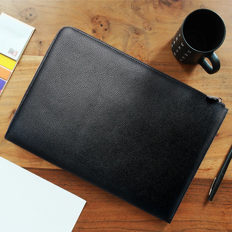Hot selling Premium Handmade Leather Laptop  Sleeve Bag For Macbook