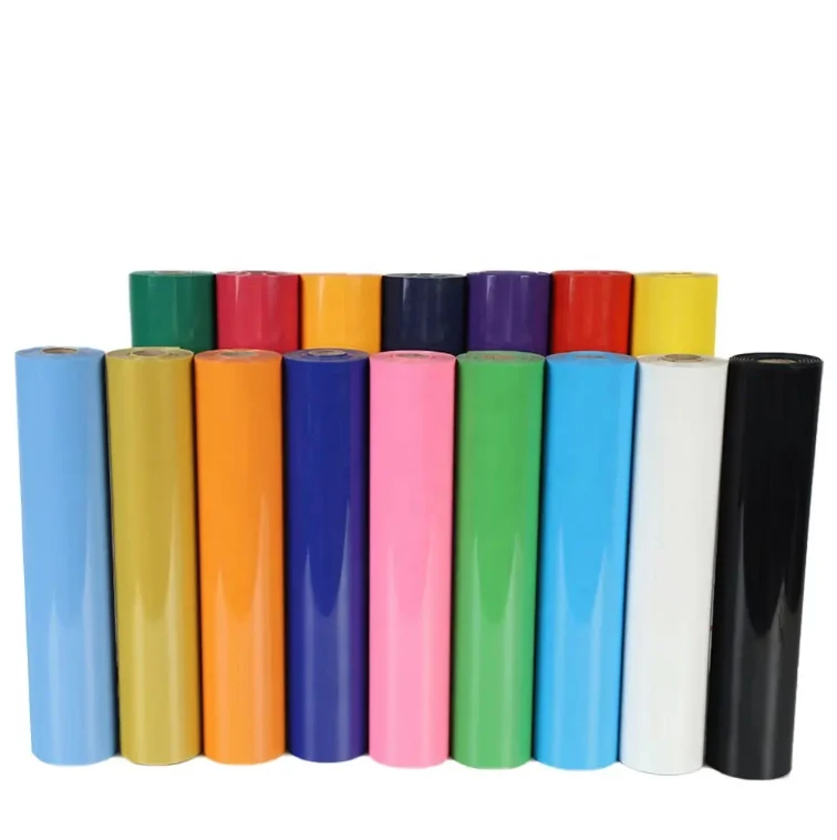 WEMATCH Wholesale Pvc Heat Transfer Vinyl  Korea Clothing Film High Stretch Hot Peel Heat Transfer La Pu For Clothing Cdp