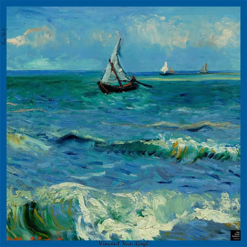 Wholesale Silk Squre Scarf Luxury 100% Silk Satin Custom Printing Designer Scarf Styles Silk Scarves