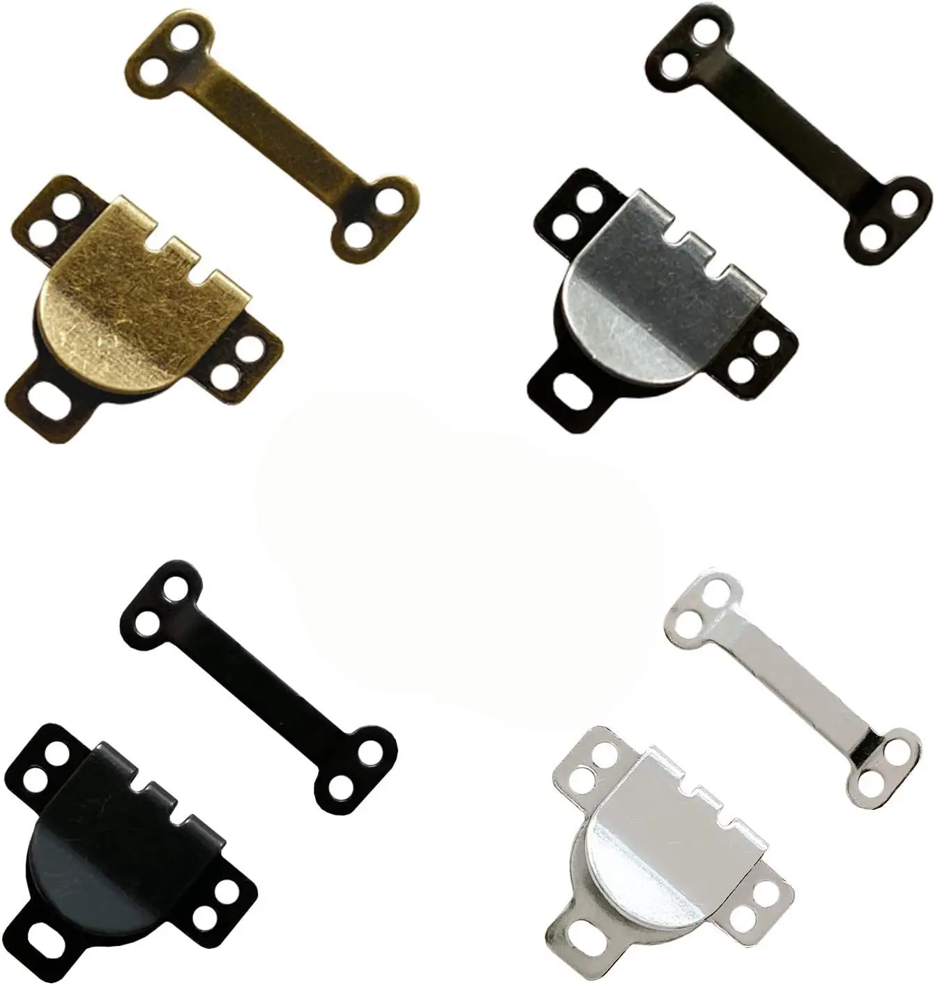 Factory custom Metal brass small trouser hook and bar for pants sewing trouser hooks and bars