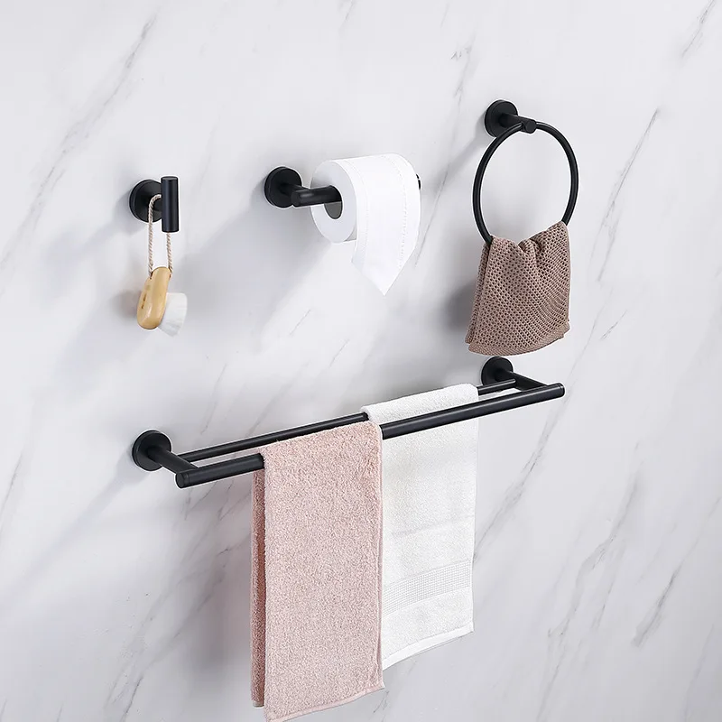 Hotel Complete Toiletry Luxury Shower Paper Towel Holder Bathroom Set