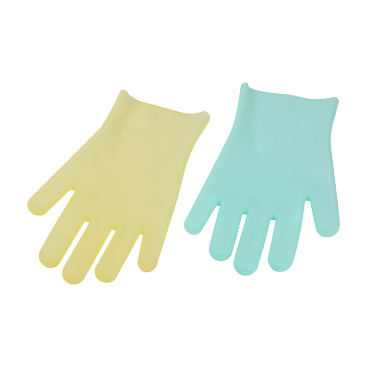 
Useful Household Rubber Latex Waterproof Silicone Cleaning Dishwashing Gloves 