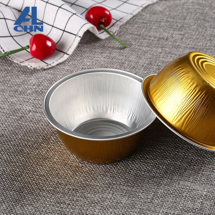 
ALCHN Golden Aluminum Foil Cups FOR Muffin Cupcake Baking Bake Utility Ramekin Cup 