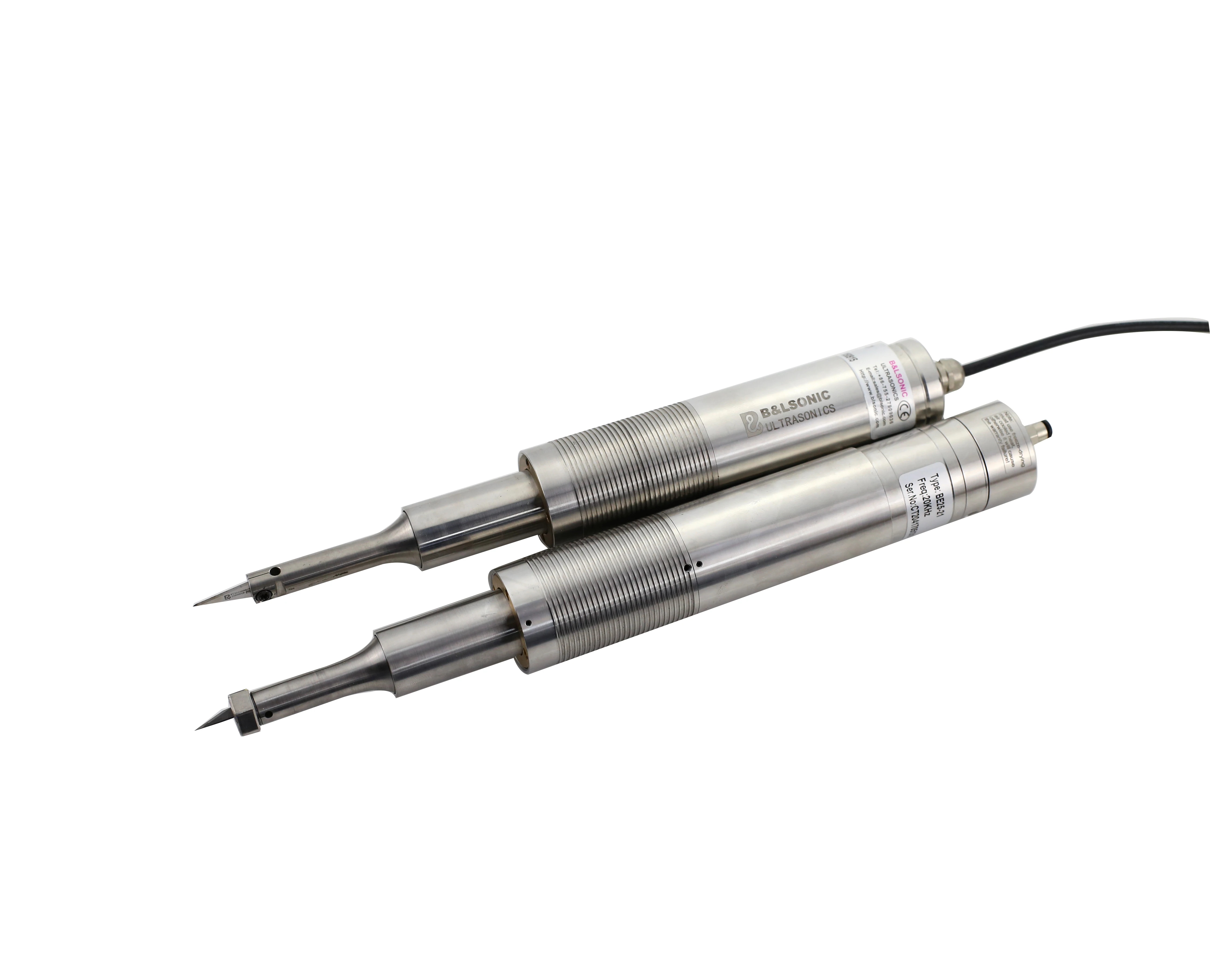 Funsonic ultrasonic manual nonwoven fabric cutter industrial cutting knives