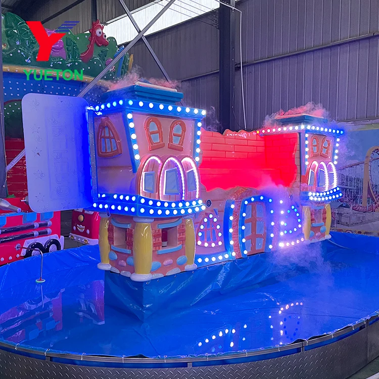 Wholesale Amusement Park Outdoor Railway Trains Fire Brigade Theme Kids Electric Rides Train For Shopping Mall Center Business
