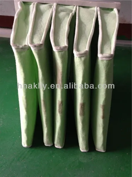 Main Product Pocket Filter Bag Filter High Air Flow OEM HVAC Filter Folded Structure