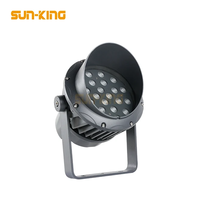 Waterproof Outdoor Aluminum Decoration 36W led flood light ip65 dc24v ac85-265v RGB led spot light for farm garden lawn