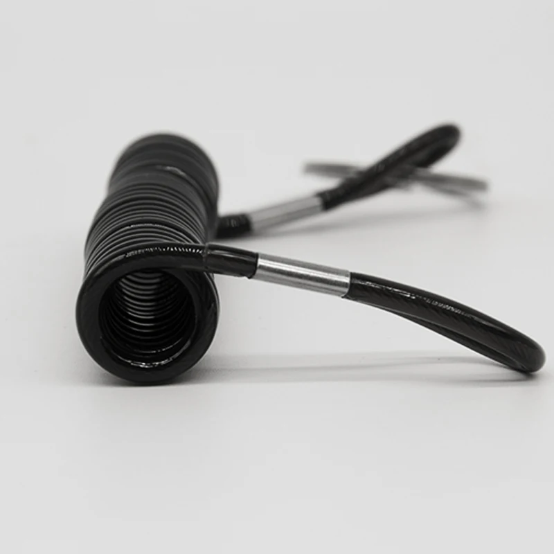 steel wire cable spring plastic tool lanyard coiled extention spiral cord tool tether tools security lanyard