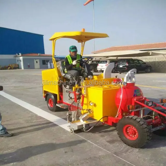 Hot melt small automatic driving type hofmann road marking systems machinery for road traffic marking paint